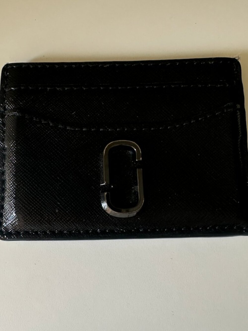 Marc Jacobs Black Leather Card Holder